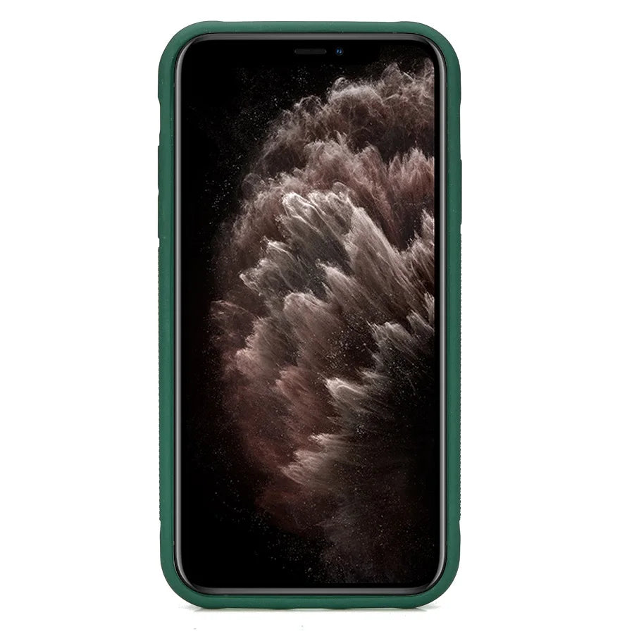 Magnetic Hand Strap Case with Kickstand for iPhone 16, 15 & 14 Series, Synthetic Leather and TPU Cover in Ten Colours