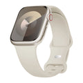Soft Silicone Strap for Apple Watch 40/41mm, Series 10/11 42mm and 44/45/46/49mm Cases – Smooth Rubber Band in 12 Colour