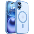 Matte Translucent Magnetic Phone Case for iPhone 18 Pro Max, 18 Pro, 17, Air, 17e, 16, 16e, 15 & 14 Series