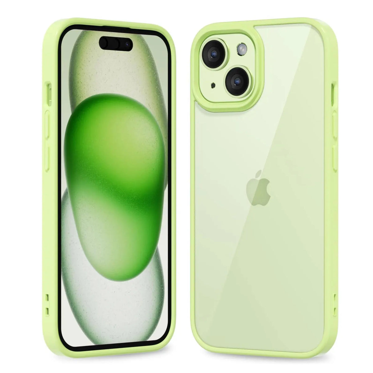 Transparent Phone Case with Soft Silicone Bumper for iPhone 16 Pro Max, 16 Pro, 16 Plus, 16, 15 & 14 Series