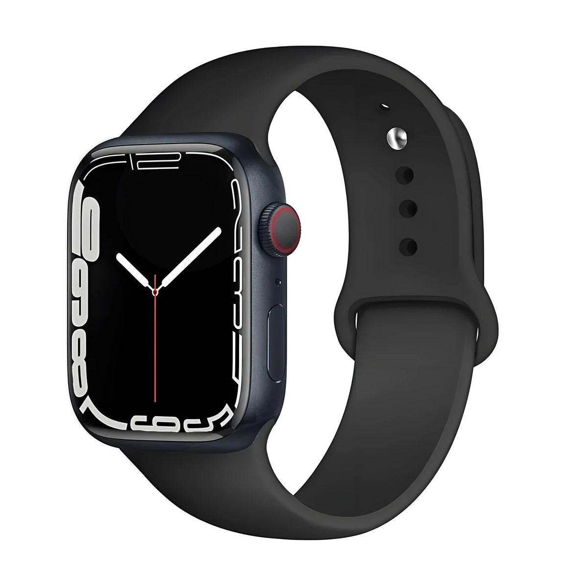 Cocoa Soft Silicone Strap for Apple Watch 38/40/41/42 and 42/44/45/46/49mm in S/M and M/L, for Series, SE and Ultra
