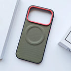Woven Texture Magnetic Case for iPhone 17 Pro Max, 17 Pro, 17, Air & 18 Pro Series, PU Leather and TPU Cover with Camera