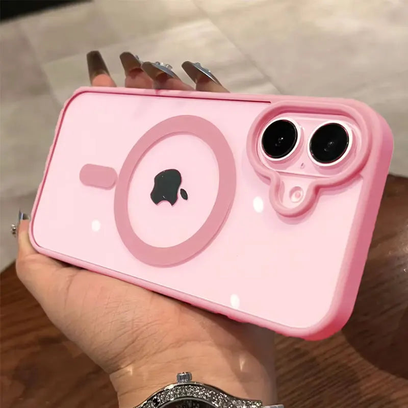 Clear Magnetic Bumper Phone Case for iPhone 18 Pro Max, 18 Pro, 17 Pro Max, 17 Pro, 17, 16, 15 & 14 Series, Wireless Cha