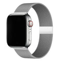 Graphite Grey Stainless Steel Mesh Watch Strap with Magnetic Clasp for Apple Watch 38/40/41mm & 42/44/45/49mm - Metal Ba