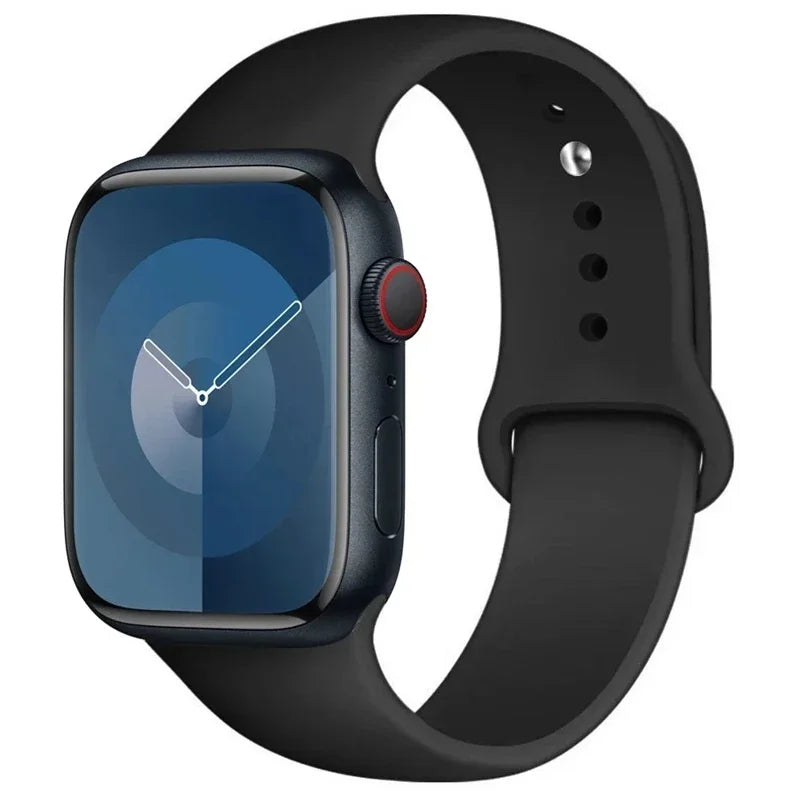Lavender Soft Silicone Strap for Apple Watch 38/40/41/42 and 42/44/45/46/49mm in S/M and M/L, for Series, SE and Ultra