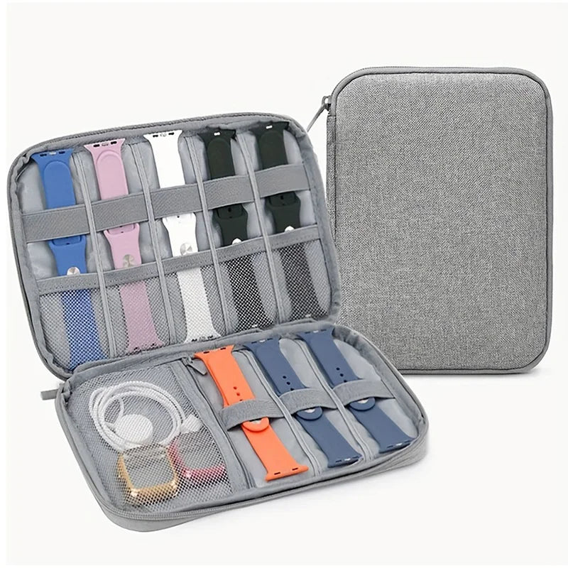 Watch Strap Storage Bag for Apple Watch Bands - Travel Organiser Case for Smartwatch Straps and Jewellery