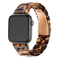 Resin Watch Strap with Folding Clasp for Apple Watch Series, SE and Ultra – 38/40/41mm and 44/45/49mm
