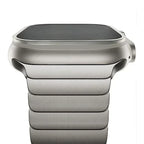 Metal Link Strap in Stainless Steel for Apple Watch 38/40/41, 42, 44/45, 46 & 49mm with Butterfly Clasp in 7 Colours