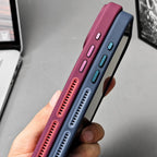 Vented Perforated Bumper Phone Case for iPhone 18 Pro, 17, 16, 15 & 14 Series - Hollow Heat-Vent Design, 5 Colours