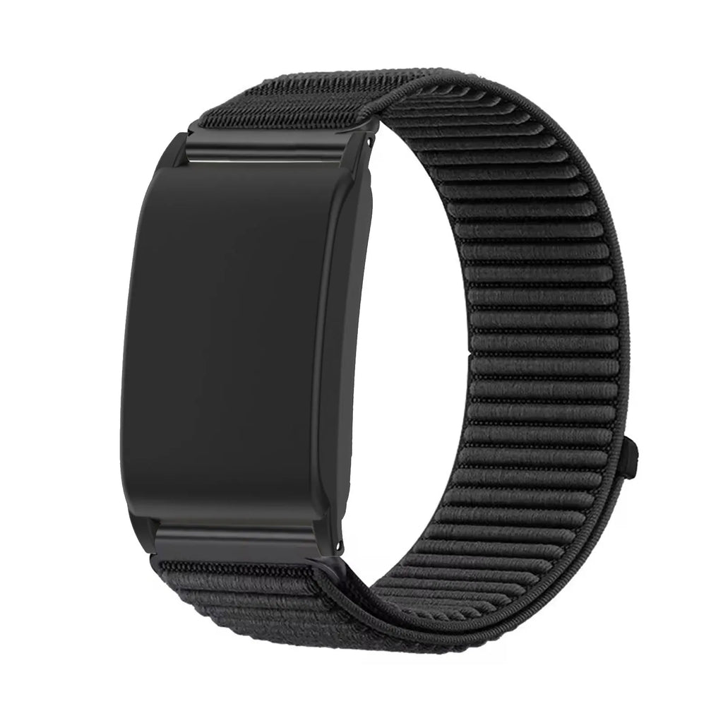 Soft Elastic Nylon Hook and Loop Strap for Whoop 5.0, MG, 4.0 & 3.0 Fitness Trackers in Black or Green