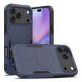 Rugged Armour-Style Magnetic Phone Case for iPhone 18 Pro Max, 18 Pro, Air, 17, 16, 15 & 14 Series, Matte PC and TPU Cov