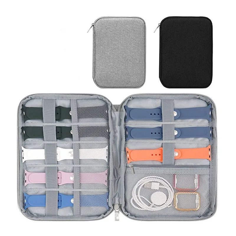 Watch Strap Storage Bag for Apple Watch Bands - Travel Organiser Case for Smartwatch Straps and Jewellery