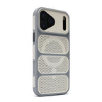 Vented Perforated Bumper Phone Case for iPhone 18 Pro, 17, 16, 15 & 14 Series - Hollow Heat-Vent Design, 5 Colours