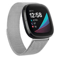 Stainless Steel Milanese Mesh Strap for Fitbit Versa, Versa 2, Versa Lite, Versa 3, Versa 4 and Sense – Magnetic Metal B