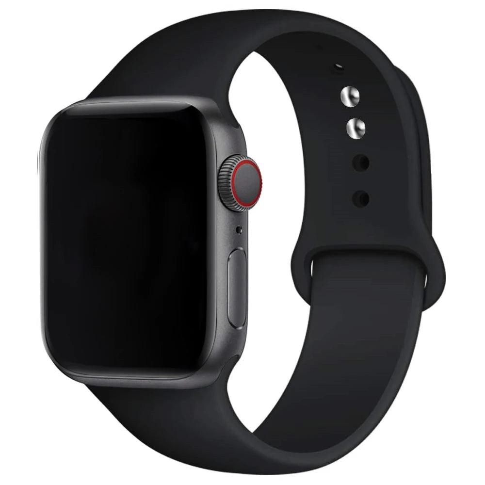Lavender Soft Silicone Strap for Apple Watch 38/40/41/42 and 42/44/45/46/49mm in S/M and M/L, for Series, SE and Ultra