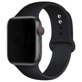 Grey Soft Silicone Strap for Apple Watch 38/40/41/42 and 42/44/45/46/49mm in S/M and M/L, for Series, SE and Ultra