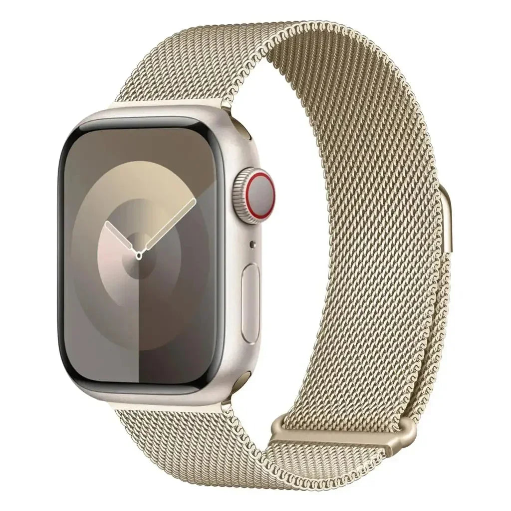 Stainless Steel Mesh Strap with Magnetic Clasp for Apple Watch Series, SE & Ultra 38/40/41/44/45/46/49mm