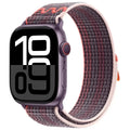 Woven Nylon Loop Strap with Hook-and-Loop Fastening for Apple Watch 38/40/41mm, 42/44/45/46/49mm and Series 10/11 42mm