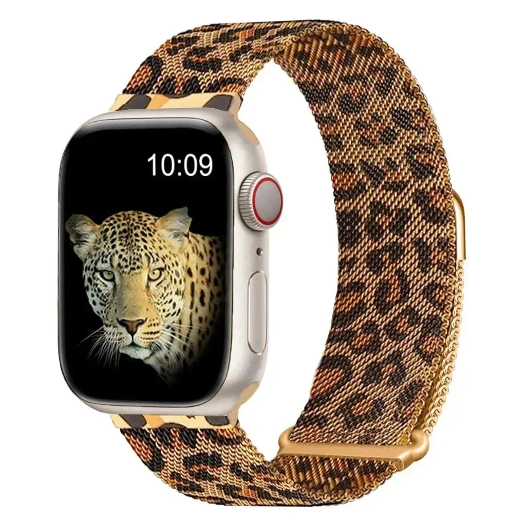Stainless Steel Mesh Strap with Magnetic Clasp for Apple Watch Series, SE & Ultra 38/40/41/44/45/46/49mm