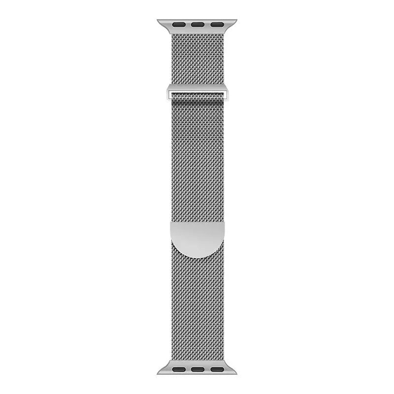 Rose Gold Stainless Steel Mesh Watch Strap with Magnetic Buckle for Apple Watch 38mm to 49mm - Breathable Metal Band