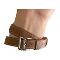 Double Wrap Leather Strap with Pin Buckle for Apple Watch 38/40/41mm & 42/44/45/49mm – Slim Wrap Band for Series, SE & U