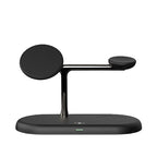 3-in-1 Magnetic Wireless Charging Stand for iPhone, Apple Watch & AirPods with LED Charging Indicator and Cable