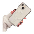 Clear Magnetic Phone Case for iPhone 18 Pro Max, 18 Pro, Air, 17, 16, 15 & 14 Series with Acrylic Back and Bumper Edges